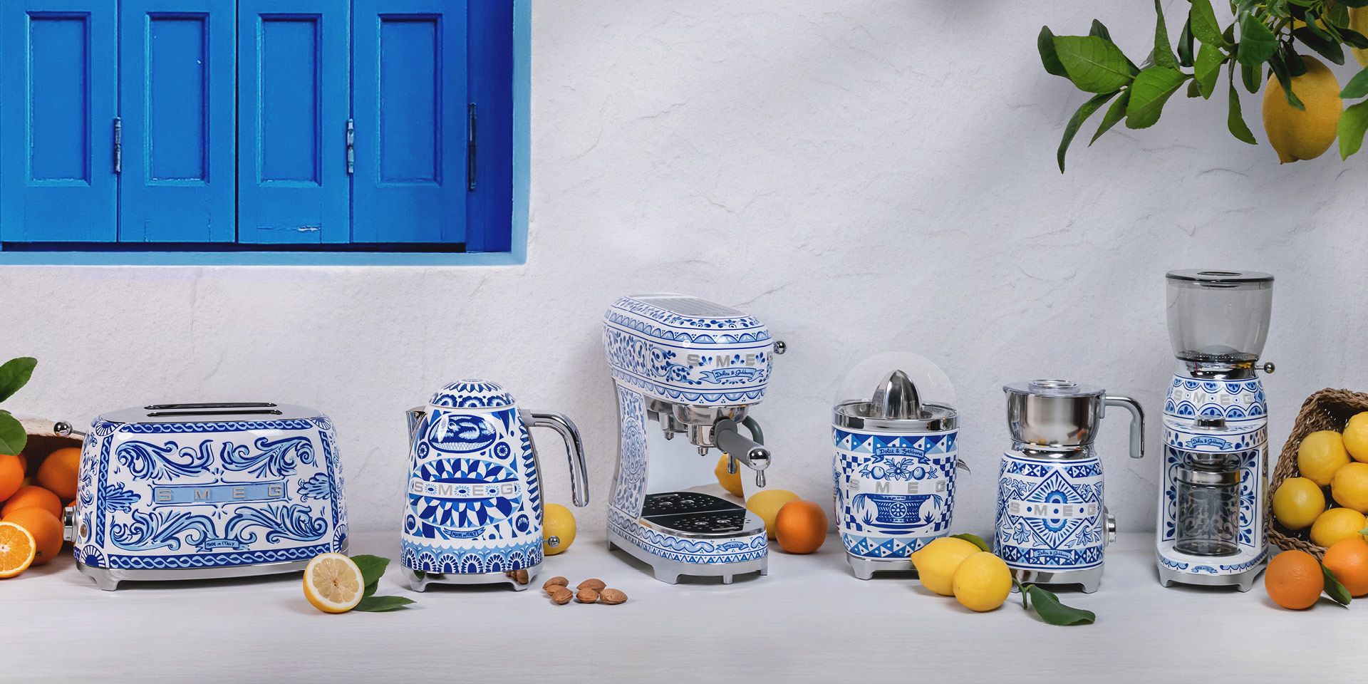 SMEG x D&G Blu Mediterraneo Collection