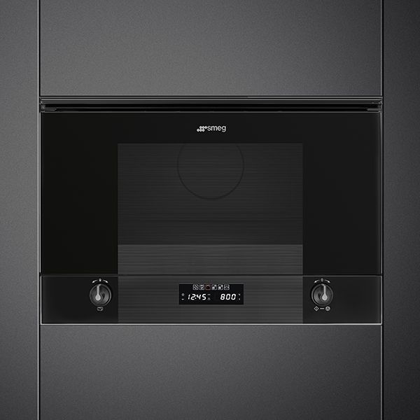 SMEG Microwave with grill black version